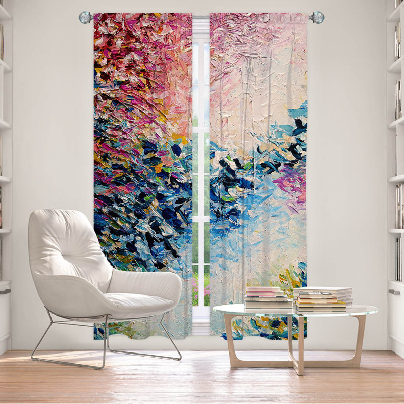 Jemine Room Darkening Curtain Pair, 20" W x 52" L