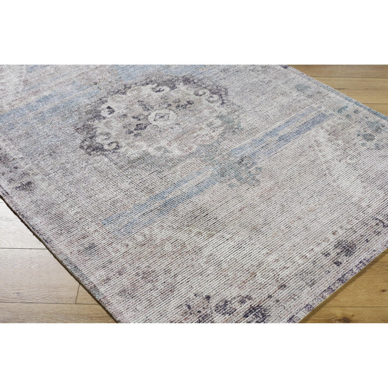 Tapis traditionnel touffeté à la main Anastice, Rectangle 9 pi x 12 pi