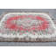 Grand tapis turc rétro à motif floral pour décor de salon bohémien dans des tons rouges et bruns