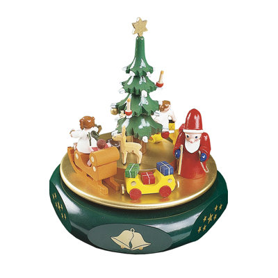 Figurine de noël richard glaesser music box
