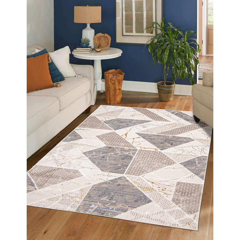 Tapis ivoire Paige, Rectangle de 5 pi x 8 pi