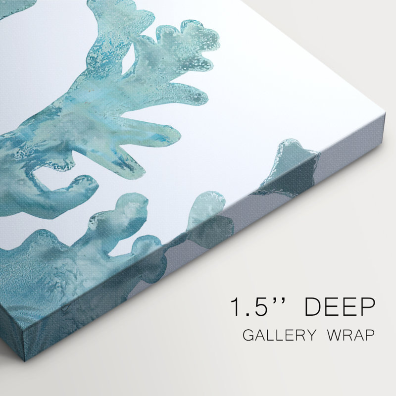 Blue Macro Coral II -Galerie enveloppée Cavas, 24 x 36