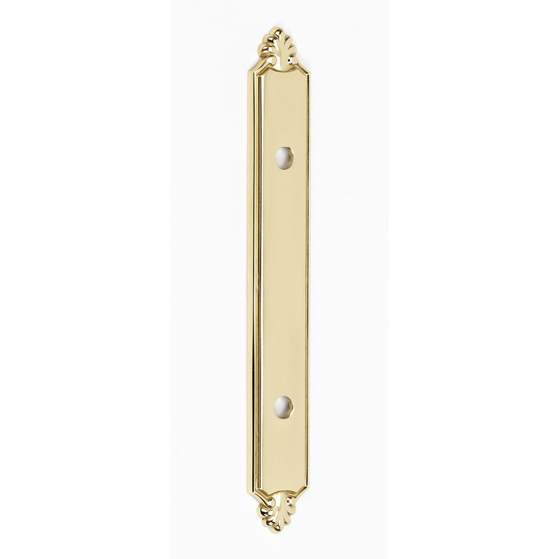 Bella Brass Back Plate, Polished Brass