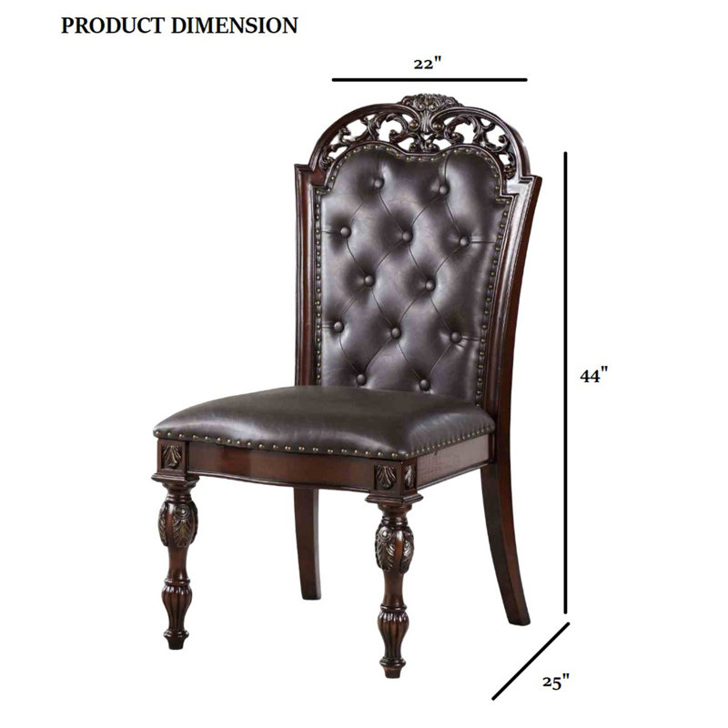 Chaise d'appoint 2 pièces Traditional Style