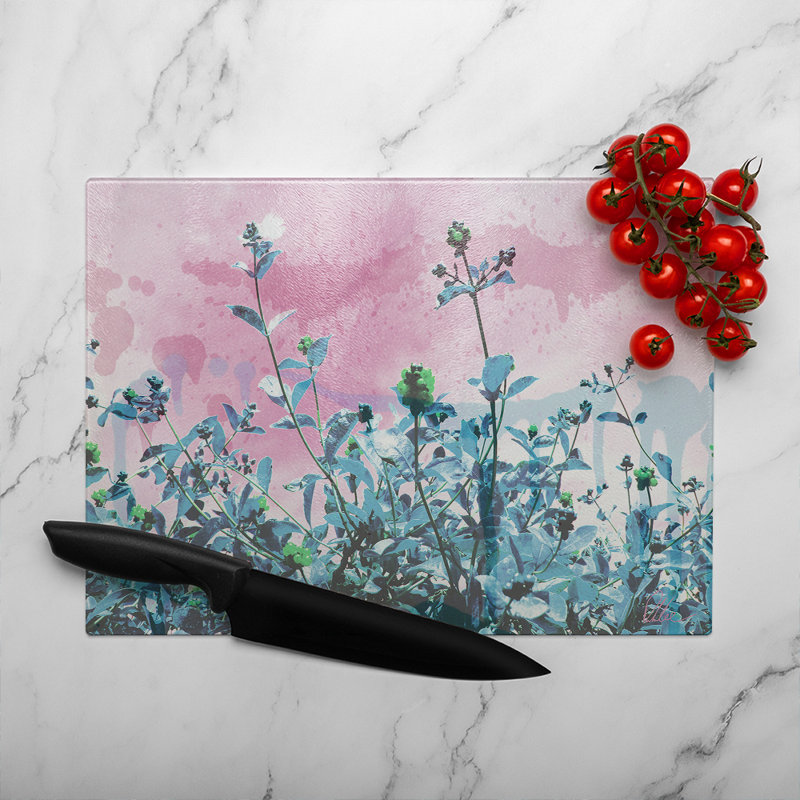 Berry Sky Glass Chopping Board