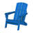  Folding Adirondack Chair Weather-Resistant HDPE Outdoor Fire Pit Chair With 2 Cup Holder-79377077