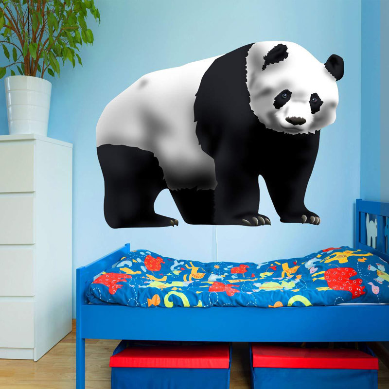 Décalcomanie murale panda, 28 po x 36 po