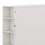 Lit escamotable avec rangement et lumières DEL, cadre mural escamotable peu encombrant avec tablettes et armoire-131100506