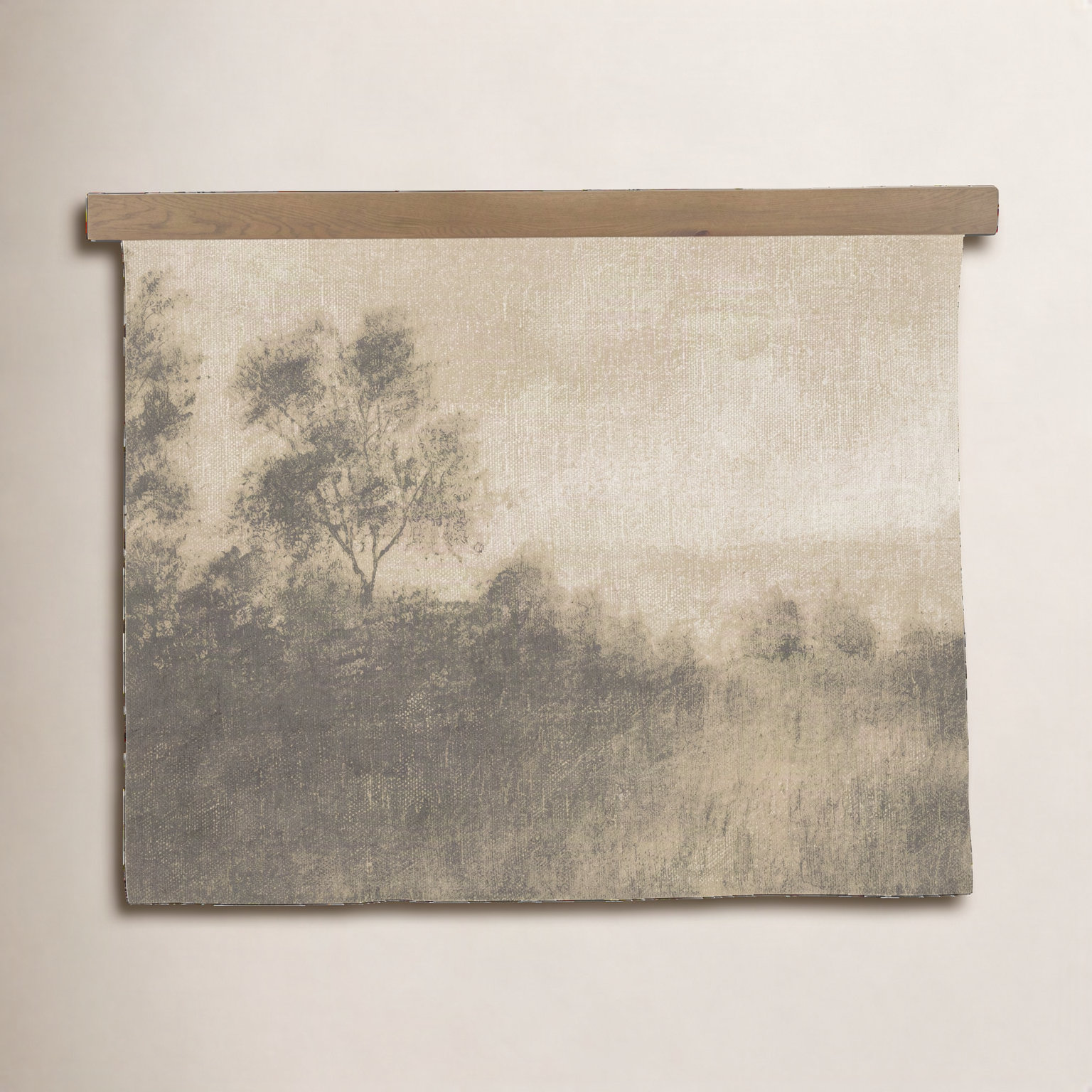 Liev Haze Wall Hanging with Hanger, Auburn Oak