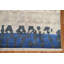 Tapis indien rayé Gabbeh 8 x 9