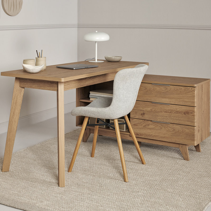 Arriaga L-Shape Computer Desk, Montana Oak