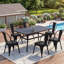 45cm Stackable Black Metal Patio Chairs, Industrial Tolix‑Style Side Chairs for Kitchen Patio Bistro