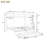 Full XL Over Queen Metal Bunk Bed with Trundle-1253200487