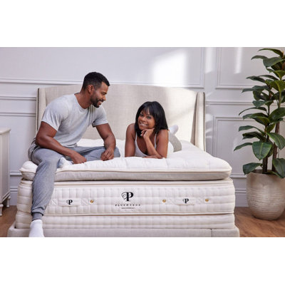 PlushBeds Organic Bliss 14" Medium-Firm Pillowtop Latex Mattress