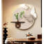 Décoration murale en grès de verdure crème de style crème haut de gamme-666347182