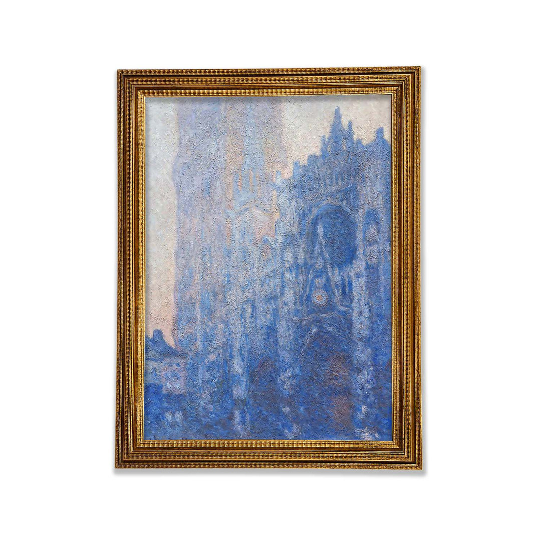 Monet Rouen Cathedral FacÃ¢Â¸Ade - Einzelner Bilderrahmen Gemälde