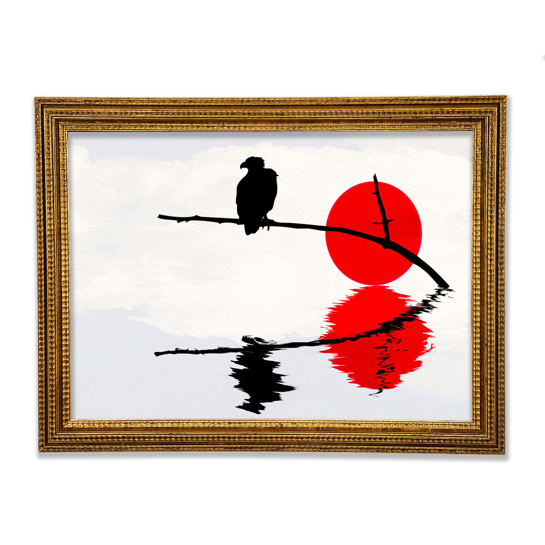 Gerahmtes Poster Reflections Of The Red Sun Eagle