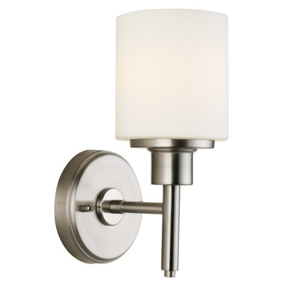 Abat-jour tambour en verre H 5,375 po