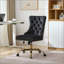 Chaise de bureau Furniture, fauteuil de bureau moderne capitonné en velours capitonné avec base en métal, chaise de bureau pivotante réglable-692856454-692856455-692856457