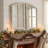 Farmhouse Arch Wood Window Pane Mirror(Set of 2)-126449568-126449569