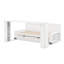 Daybed With Removable Desk, Storage Drawers & Hydraulic Side Table - Multifunctional Sofa Bed Combo-1880512814-1880512815