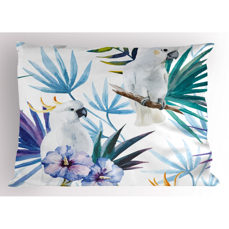 Polyester Floral Sham Set, Twin
