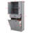 Bathroom Laundry Cabinet With Two Laundry Baskets, 65.8" Tall Bathroom Storage Cabinet With Doors And Drawer, Adjustable Shelf-205144857