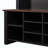 Hall Tree with 6 Hooks, Practical Walnut Entryway Bench with Adjustable Shelves-863387145
