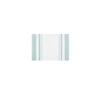 Reversible Striped Bath Rug