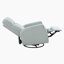 Fauteuil inclinable et pivotant moderne et contemporain Enlow-419373709