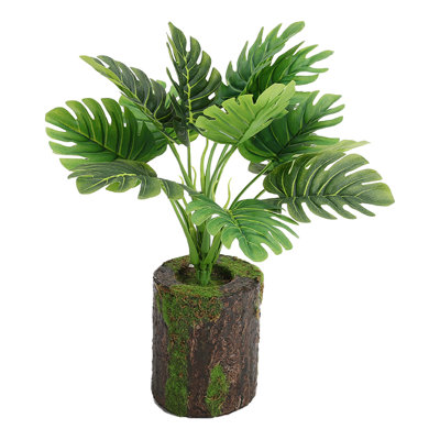 32cm Faux Philodendron Plant in Planter