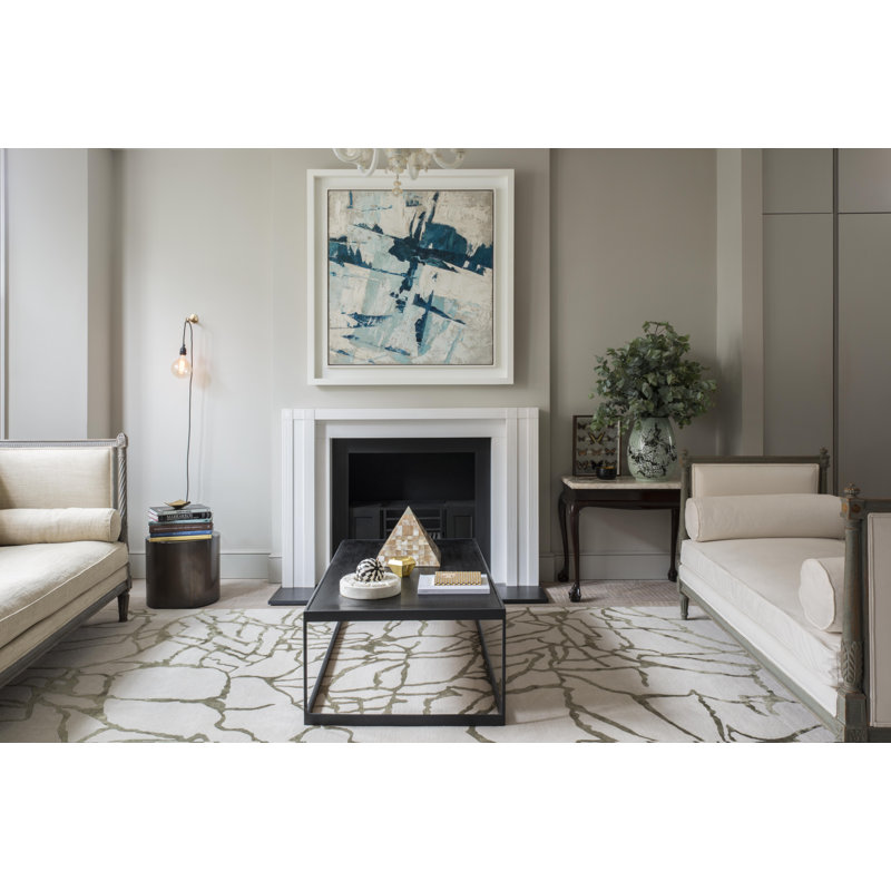 Kelly Wearstler Tracery Round Area Rug, Rectangle 8' x 10'
