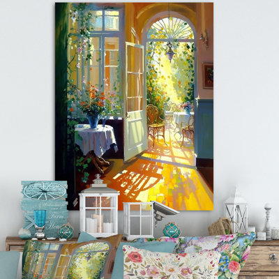 «Sunlight Bliss at the Cottage II», reproduction sur toile