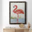 Flamant II - peinture sur toile encadrée-1011572912-1011572913