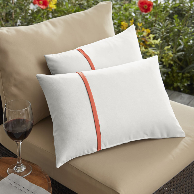 Coussin lombaire intérieur / extérieur Patton Sunbrella, 13 po x 20 po
