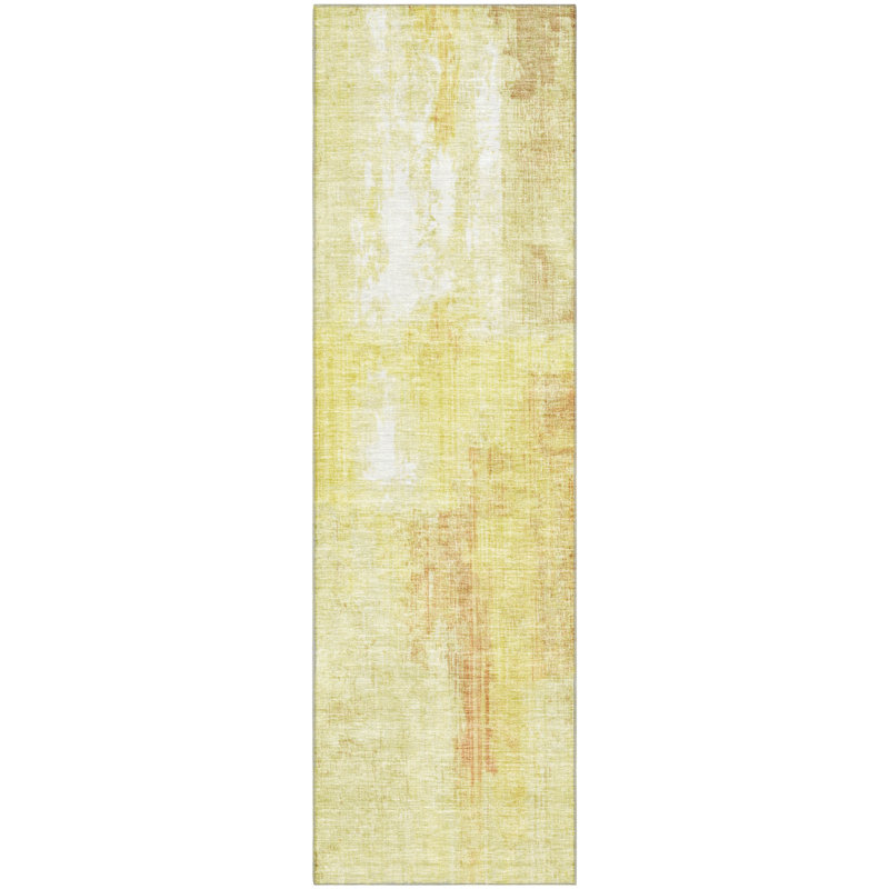 Premium Machine Washable Bucz AMF1759 Modern Rug, Runner 2'3" x 7'6"