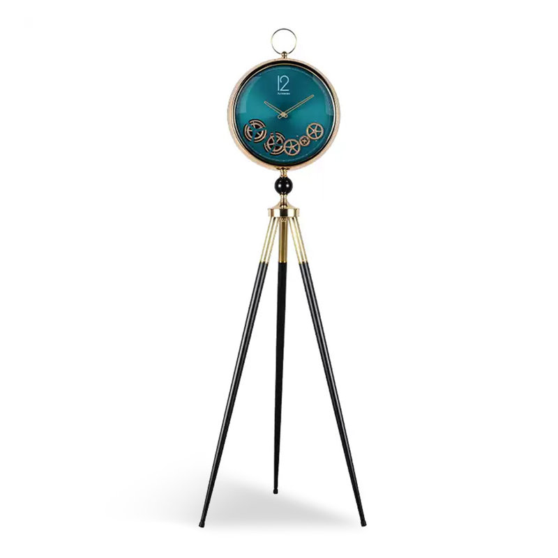 Modern Luxury Compact Tripod Floor Clock