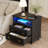2-Drawer Nightstand With Light-369632464