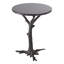 White Faux Bois Side Table-9602662