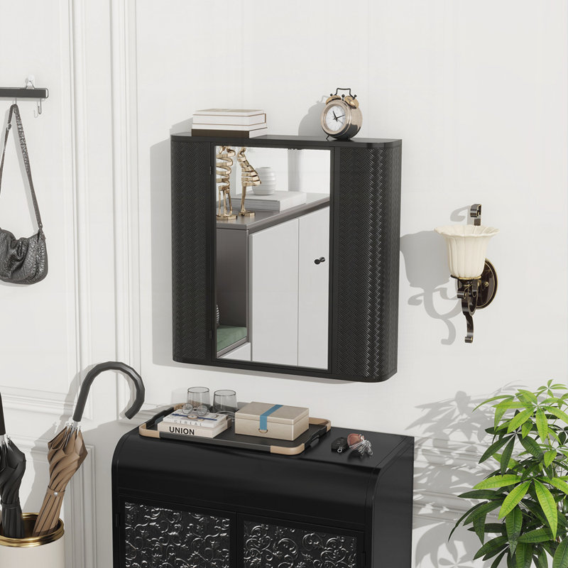 Armoire de salle de bain murale avec miroir