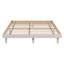 Structure de lit plateforme double