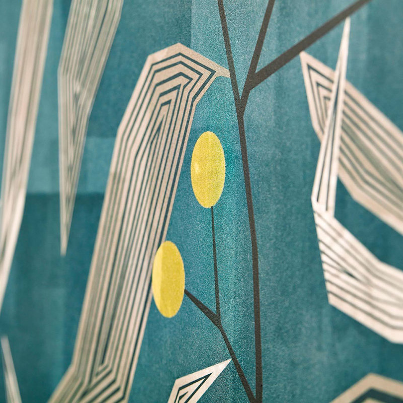 Entity Wallpaper, Teal/Linden