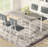 "47'' 5-Piece Stylish Dining Table Set-1423091626
