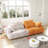 86.6″ Large Size Two Seat Sofa,Modern Upholstered