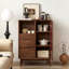 Buffet en bois de noyer massif