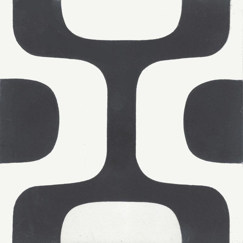 Ipanema 8" x 8" Cement Patterned/Concrete Look Wall & Floor Tile, Avila