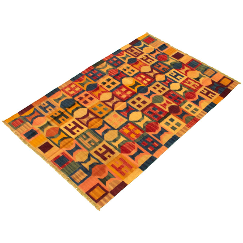 Wool Geometric Indoor Rug