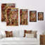 Léopard et tigre - peinture-397511327-397511329