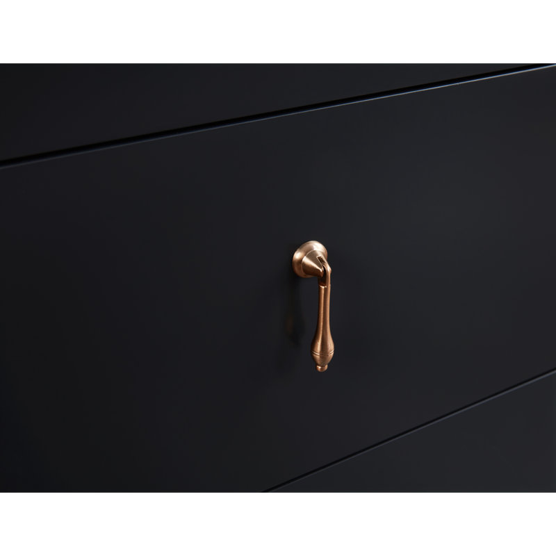 60" Solid Wood Sink Vanity  With 1' Artificial Stone Top, Tricon Black