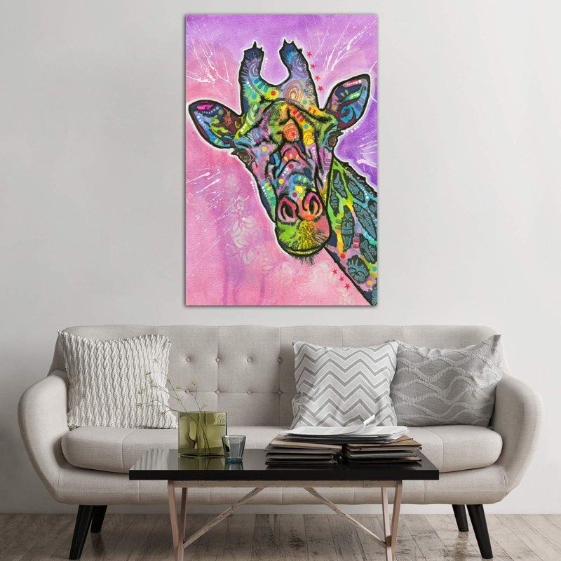 Giraffe by Dean Russo - Print on Canvas, Wrapped Canvas, 66.04 cm H x 45.72 cm W x 1.91 cm D